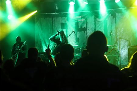 Headliner am Freitagabend: Legion of the Damned aus den Niederlanden. Fotos: Moonchild Fotografie / Tomma Popp