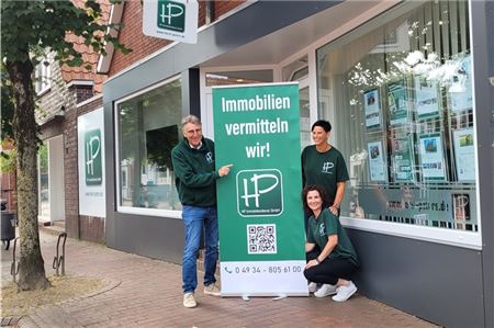 Horst Peters, Astrid Janßen und Britta Rost vermitteln für jeden die passende Immobilie.