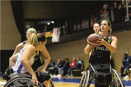 „Ich hätte gern eine Medaille präsentiert“, sagte Lena Knippelmeyer nach der enttäuschenden Niederlage. Foto: Steffie Wunderl