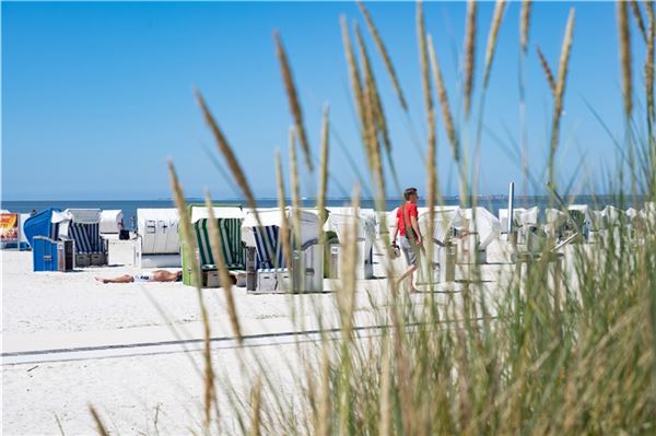 Im Sommer sollen Norddeichs Strandkörbe wieder verschlossen sein.