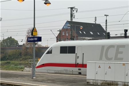 In Emden könnten künftig weniger ICEs ankommen. Archivfoto