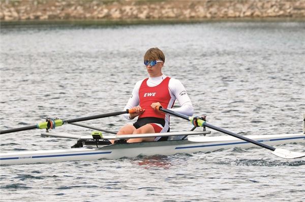 In Köln erfolgreich. Jonah Vogel steht vor dem DM-Start. Foto: Norder RC