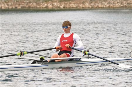 In Köln erfolgreich. Jonah Vogel steht vor dem DM-Start. Foto: Norder RC