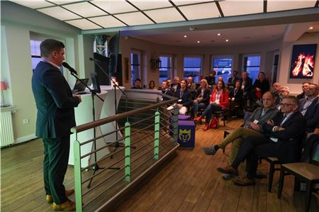 Jelto Müller, der Geschäftsführer der WLA, hob in seiner Begrüßung Perspektiven und innovative Lösungen in einem lebendigen Netzwerk hervor. Fotos: Silvia Cornelius