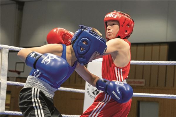 Junges Talent. Nikita Kisselmann vom BCN ist bereit für die Weser-Ems-Meisterschaft. Foto: Ute Bruns