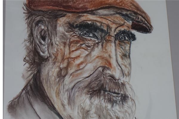 Künstler Wulf Preising malte insgesamt 48 Porträts von obdachlosen Menschen.