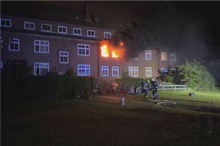 Neun Menschen wurden bei dem Brand auf Borkum verletzt.