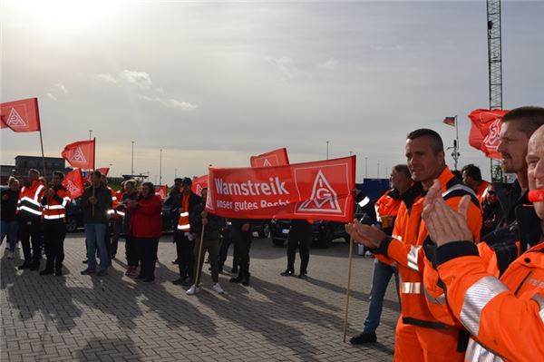 Erstmals Streik bei Ørsted in Norddeich