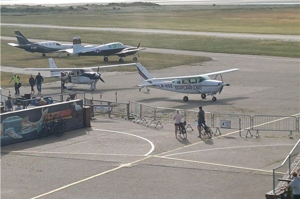 Seit gut zwei Wochen fliegt Scandinavian Air Charter (SAC) die Nordseeinsel an.