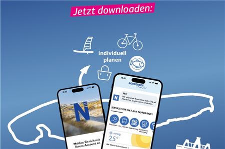 Seit heute freigeschaltet: Die Norderney-App. Foto: Promo