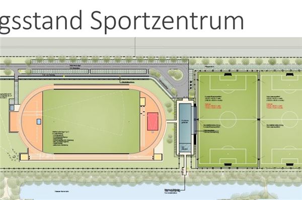 So soll das Sportzentrum in Marienhafe am Ende aussehen. Grafik: Samtgemeinde Brookmerland