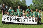 Starker Südarler Nachwuchs. Die männliche Jugend E holte wie die weibliche Jugend A den FKV-Titel. Die weibliche Jugend F wurde Vizemeister. Foto: Wolfgang Böning
