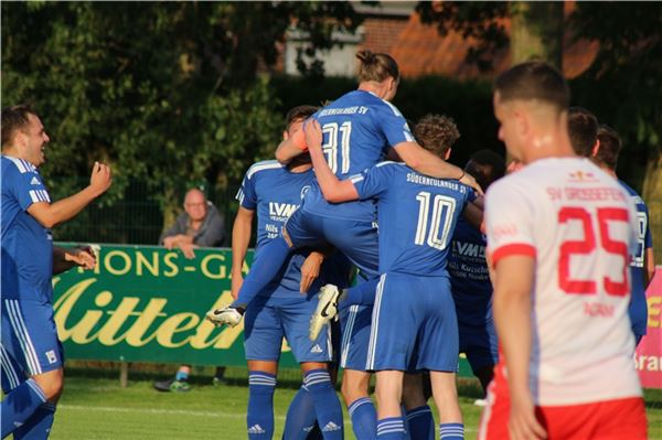 Süderneulander SV gegen SV Großefehn Halbfinale Ostfriesland-Cup 2024 24. Juli 2...