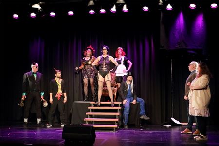 „Sweet Transvestite“: Sandra Lainer als Dr. Frank N. Furter aus der Rocky Horror Show.