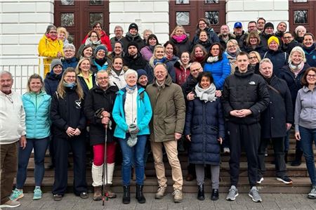 Teilnehmer des Seminars „Thalassotherapie in Theorie und Praxis“. Links der Seminarleiter Dr. Friedhart Raschke. Foto: privat