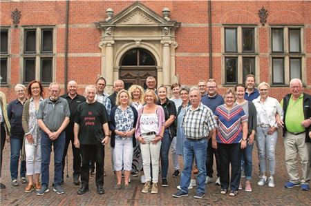 Treffen der Plattdeutschbeauftragten Ostfrieslands bei der Ostfriesischen Landschaft.