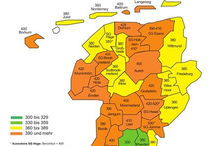 Übersicht: Das sind die aktuellen Gewerbesteuersätze.