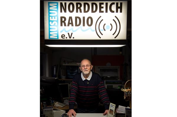 Museum Norddeich Radio steht vor dem Aus Vereinsvorsitzender FritzDeiters Foto: dpa/Sina Schuldt