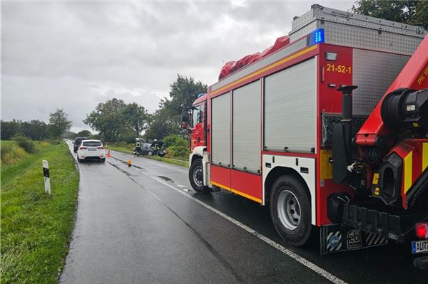 Verletzt wurde bei dem Unfall augenscheinlich niemand.