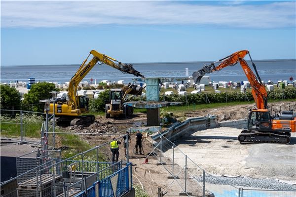 Norddeicher Freibadturm wird abgerissen