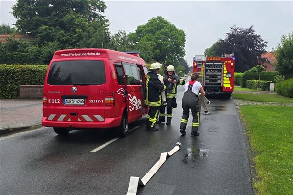 Stall in Großheide brennt komplett aus