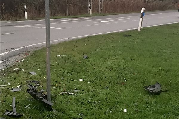 Unfall auf B72 in Norden